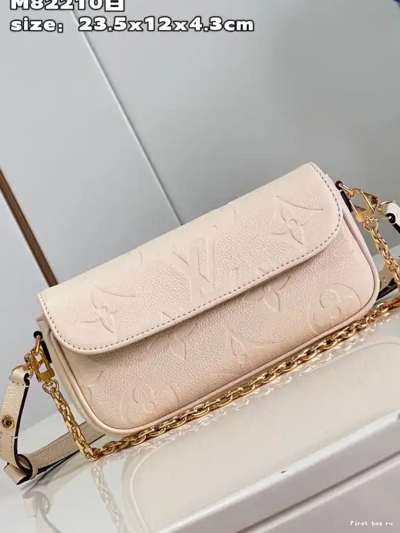 Frstbag ru Wallet on Ivy-23.5*12*4.3cm VUITTON Chain LOUIS 0522